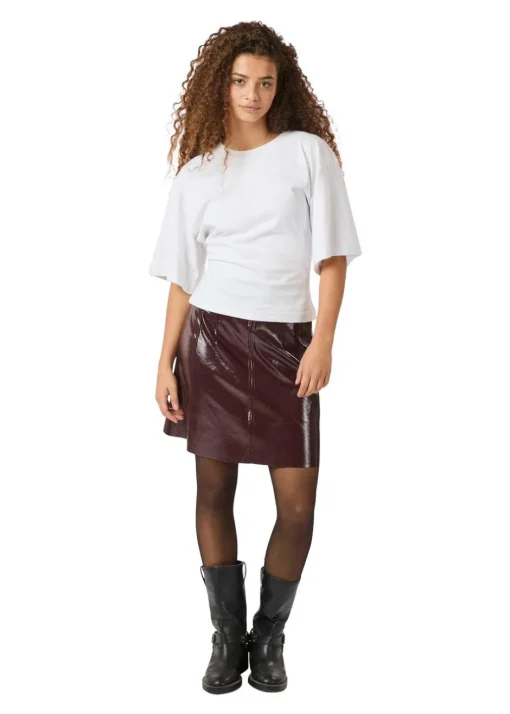 Dame Neo Noir Nederdele>Hemie Patent Skirt