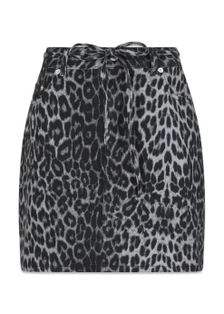 Dame Neo Noir Nederdele>Henrietta Leopard Skirt