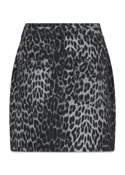Dame Neo Noir Nederdele>Henrietta Leopard Skirt