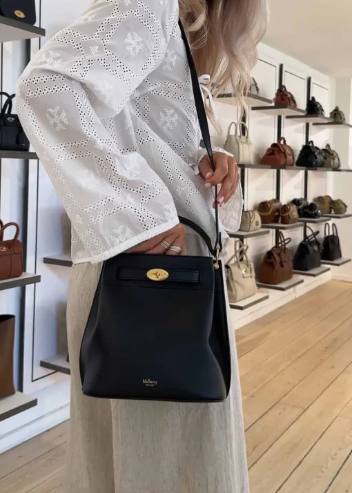 Dame Mulberry Tasker>ISLINGTON BUCKET SMALL CLASSIC GRAIN