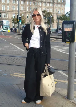 Dame Modström Jeans>IsoldeMD solid pants