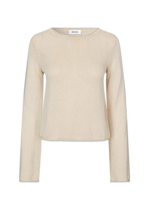 Dame Modström Strik>IvonneMD flared o-neck