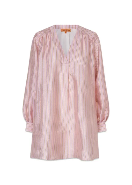 Dame Stine Goya Kjoler>KIMONO MINI DRESS
