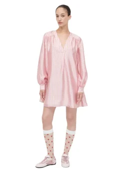 Dame Stine Goya Kjoler></noscript>KIMONO MINI DRESS