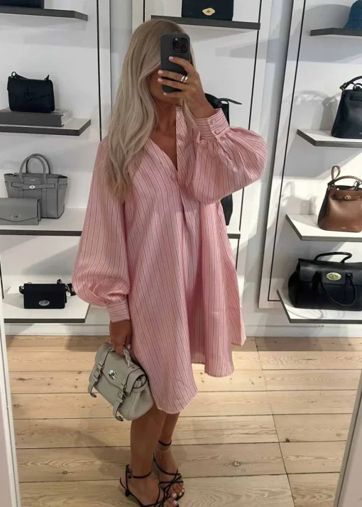 Dame Stine Goya Kjoler>KIMONO MINI DRESS