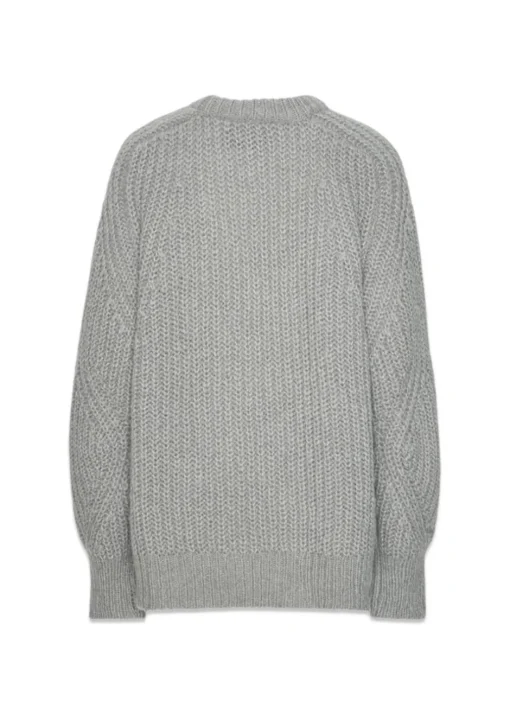 Dame Rotate Strik>KNITTED LOGO SWEATER