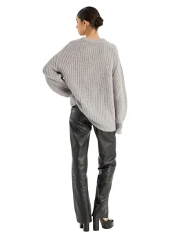 Dame Rotate Strik></noscript>KNITTED LOGO SWEATER