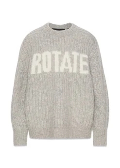 Dame Rotate Strik>Knitted Logo Sweater