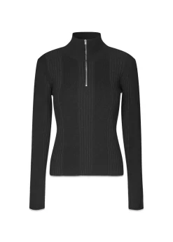 Dame Modström Strik>KrissaMD zip t-neck