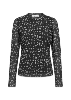 Dame HAUTE L’AMITIÉ T-Shirts>LAMITIÉ Mesh Ls O-Neck