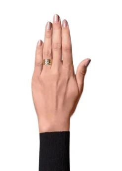 Dame Jane Kønig Smykker>Large Reflection Ring
