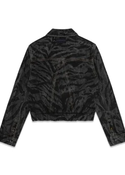 Dame Ganni Jakker></noscript>Lazer Denim Bomber Jacket