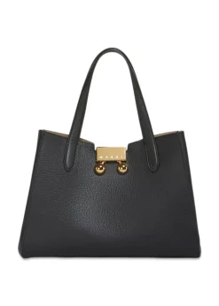Dame Marni Tasker>Leather Trunkaroo Tote Handbag