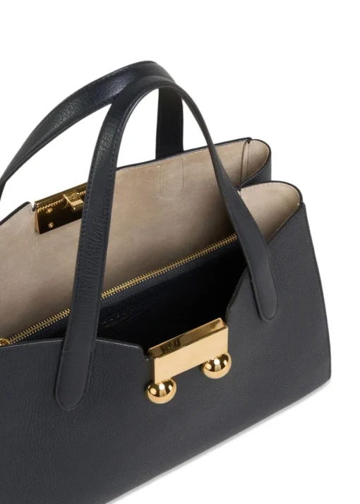 Dame Marni Tasker>Leather Trunkaroo Tote Handbag