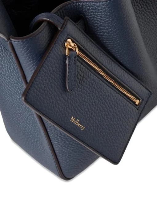 Dame Mulberry Tasker>Lyra Small Belted Bucket Heavy Grain