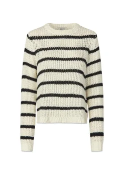Dame Modström Strik>MaddieMD stripe o-neck