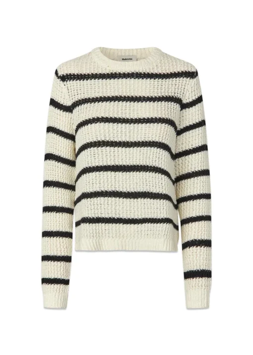 Dame Modström Strik>MaddieMD stripe o-neck