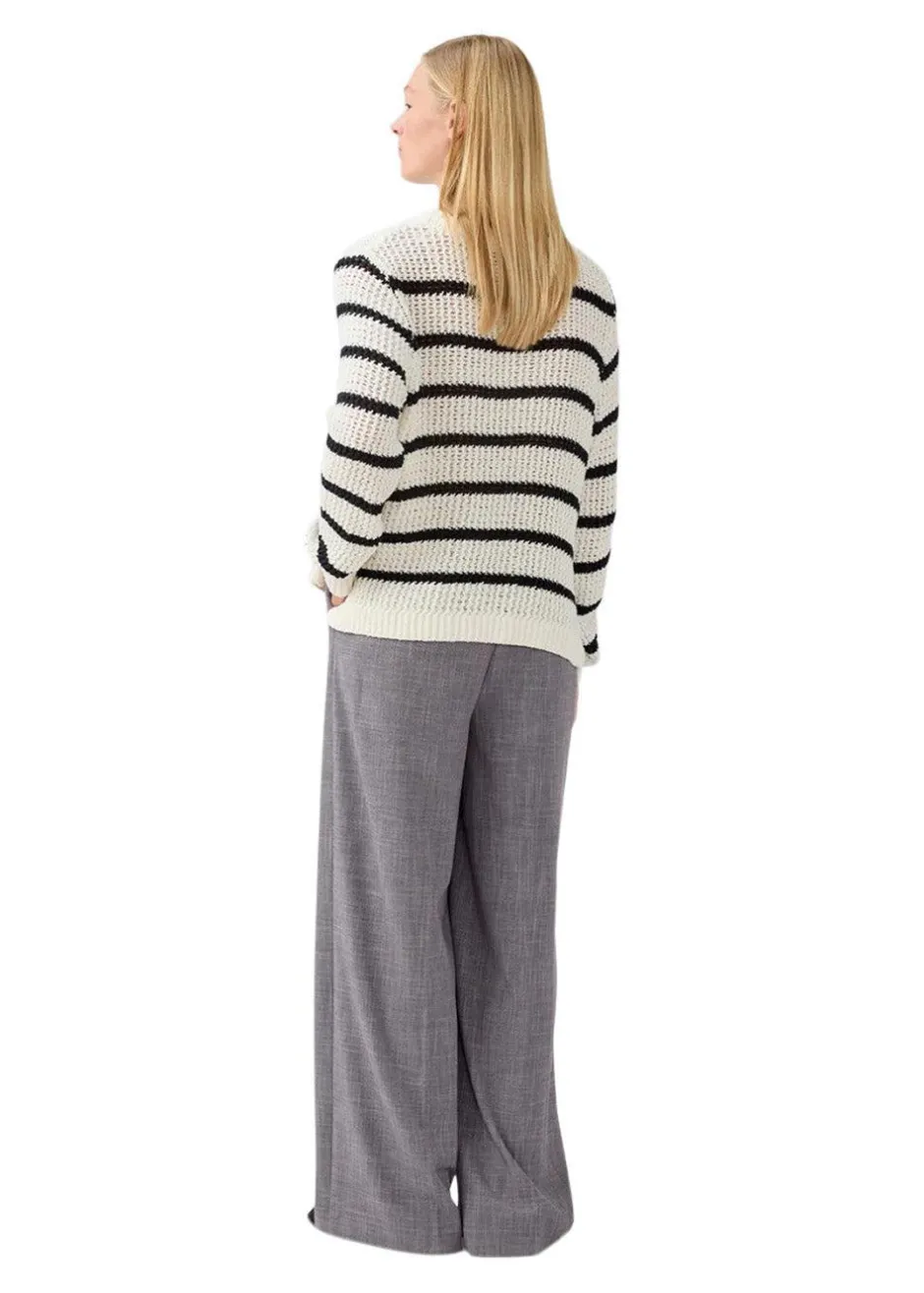Dame Modström Strik>MaddieMD stripe o-neck