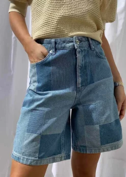 Dame Woodbird Shorts>Maggie Patchwork Shorts