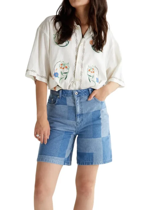 Dame Woodbird Shorts>Maggie Patchwork Shorts