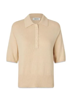 Dame Modström Strik>Malvamd SS polo