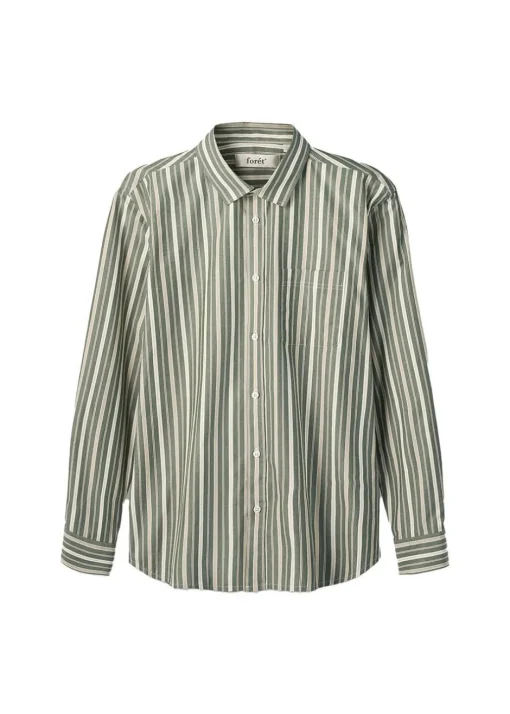 Forét Skjorter>MAPLE POPLIN SHIRT