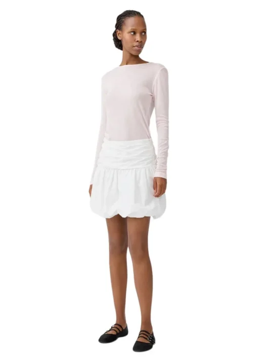 Dame Modström Nederdele>Margotmd poplin skirt