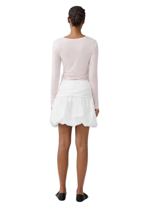 Dame Modström Nederdele>Margotmd poplin skirt