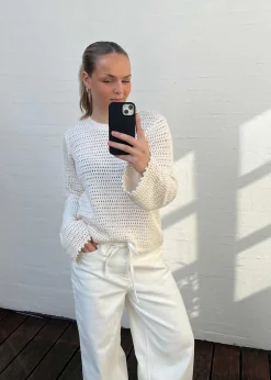 Dame Modström Strik>MieMD o-neck