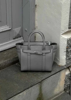 Dame Mulberry Tasker>Mini Zipped Bayswater Micro Classic Grai