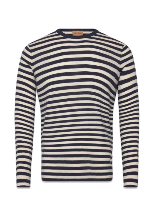 Mos Mosh Gallery Strik>MMGAdam Soft Stripe Knit