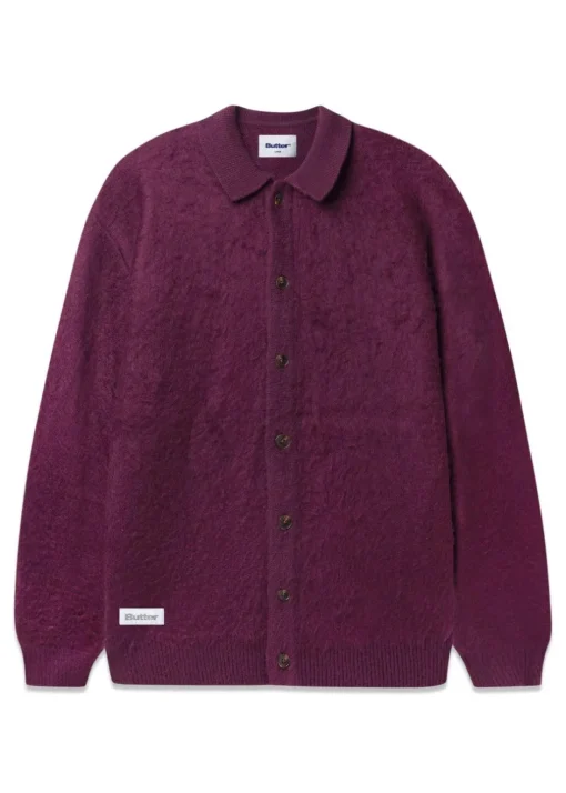 Butter Goods Strik>Mohair Button Up Knitted Shirt