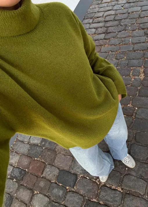 Dame Neo Noir Strik>Naline Knit Blouse