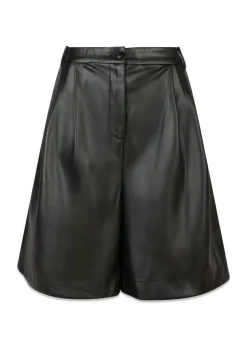 Dame Neo Noir Shorts>Nika Bermuda PU Shorts