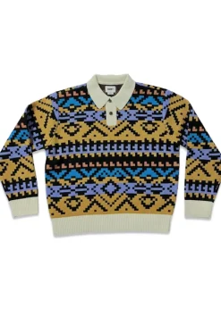 OBEY Strik>Geo Polo Sweater