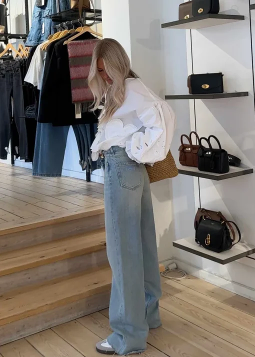 Dame Ganni Jeans>Overdyed Heavy Denim Izey