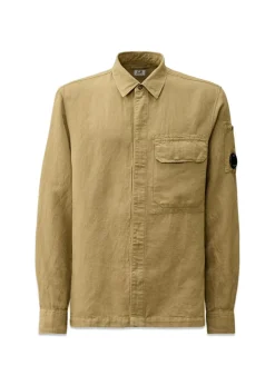 C.P. Company Skjorter>Overshirt Broken Linen/Cotton