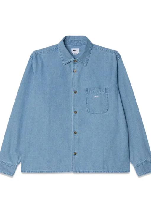 OBEY Skjorter>Pablo Denim Woven