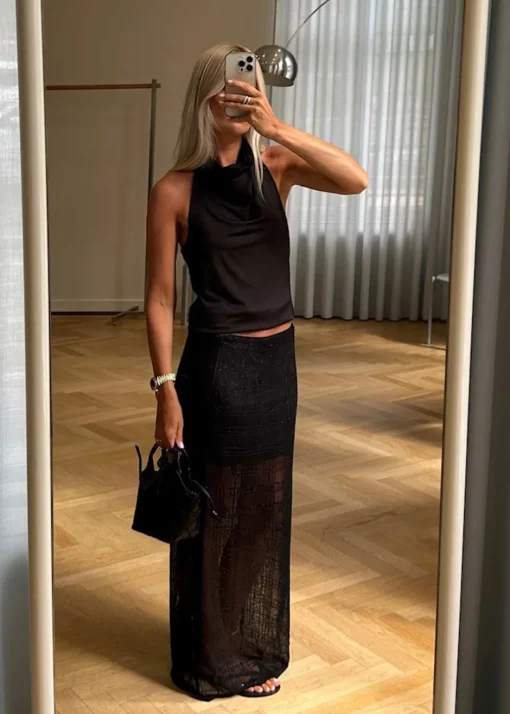 Dame Modström Nederdele>Pearleenmd long skirt
