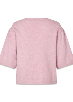 Dame Modström Strik>Petronellamd SS o-neck