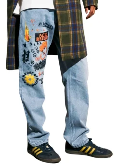 Pleasures Jeans></noscript>reflux 5pocket denim
