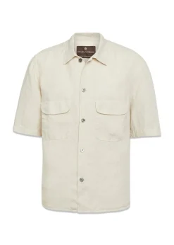 Oscar Jacobson Skjorter>Reg Fit Short Sleeve City Shirt