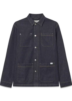 Forét Skjorter>ROWAN DENIM OVERSHIRT