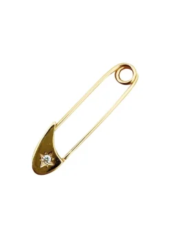 Dame Lemon Lua Smykker>Safety Pin Earring