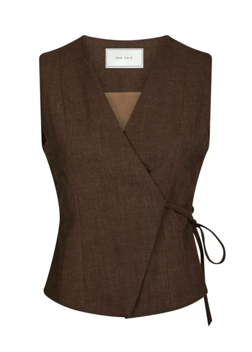Dame Neo Noir Jakker>Samara Melange Waistcoat
