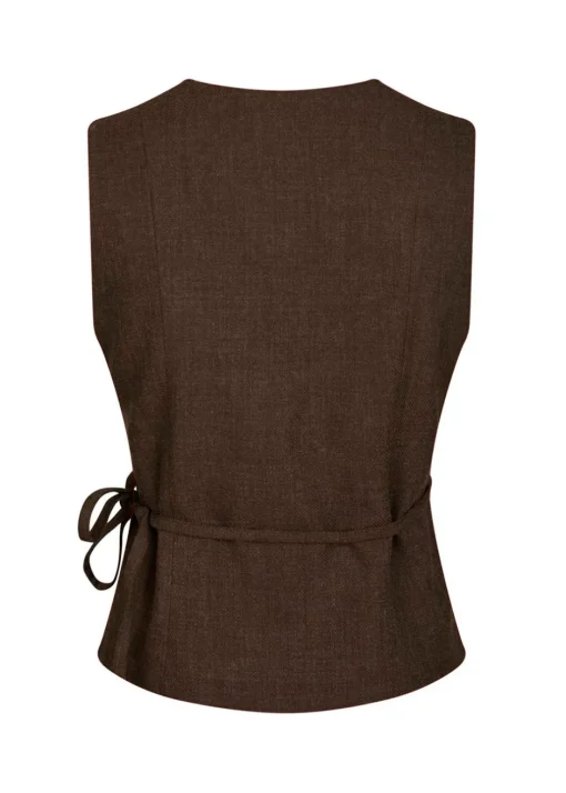 Dame Neo Noir Jakker>Samara Melange Waistcoat