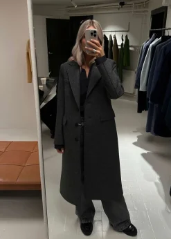 Dame Harris Wharf London Jakker>S.B. COAT WITH SHOULDER PADS