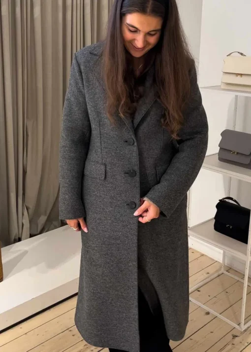 Dame Harris Wharf London Jakker>S.B. COAT WITH SHOULDER PADS