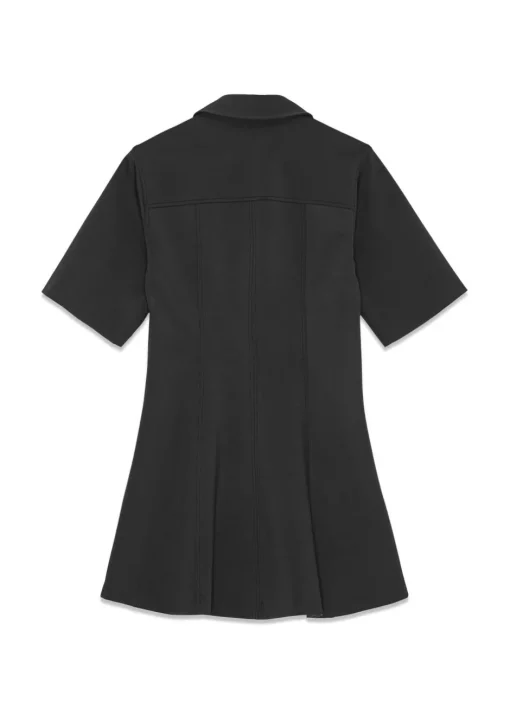 Dame Ganni Kjoler>Scuba Neoprene Fitted Mini Dress