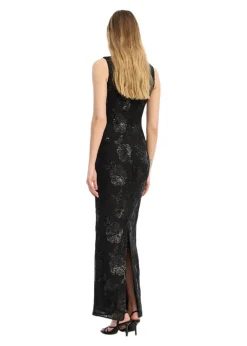 Dame Rotate Kjoler></noscript>SEQUINS FITTED MAXI DRESS